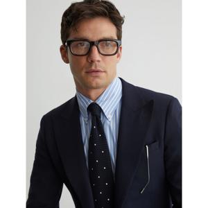 REISS Punto Spot Silk Knitted Pin-Dot Tie